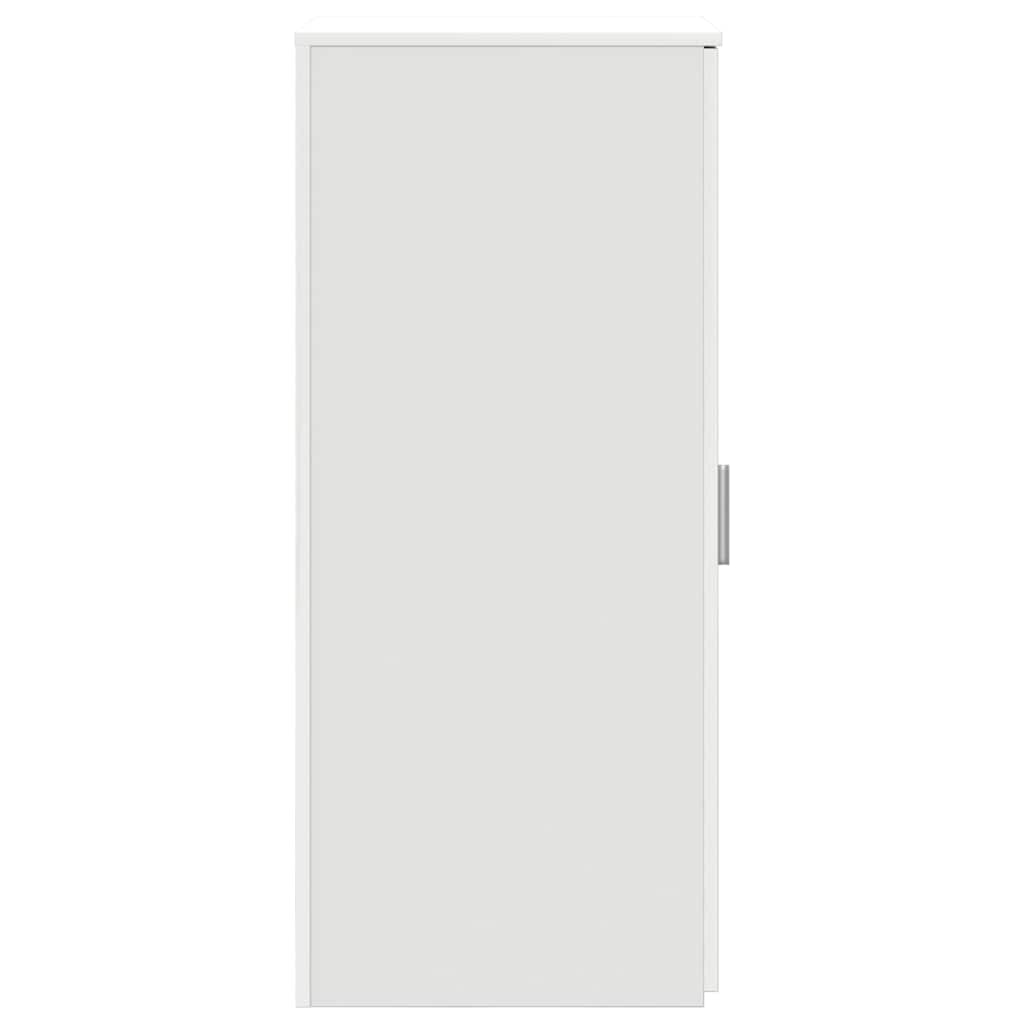 Storage Cabinet White 40 X 45 X 103.5 Cm Particleboard
