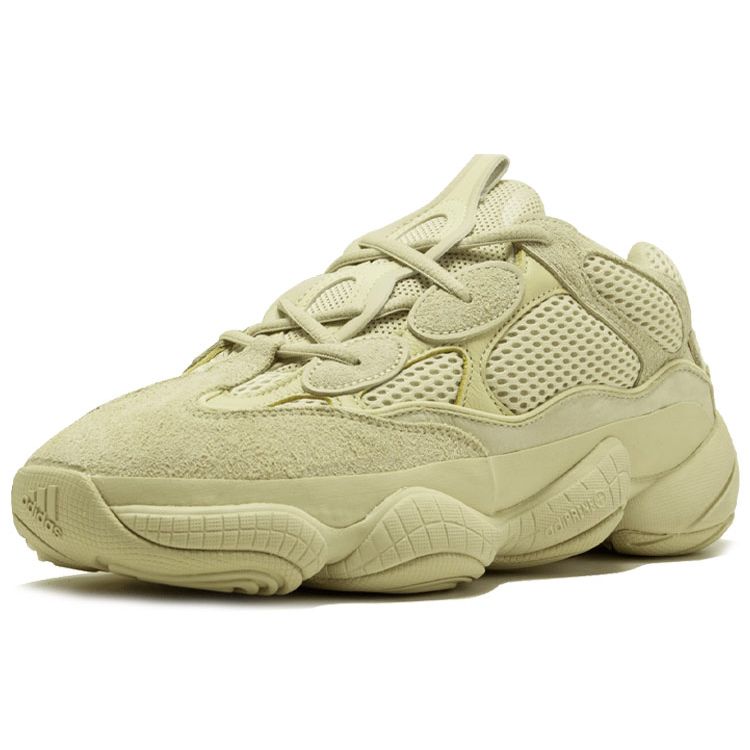 Adidas Originals Yeezy 500 Supermoon Yellow Comfortable Slip Resistant Durable Lightweight Low Top Dad Shoes Unisex sneaker Desert-Yellow DB2966-2018