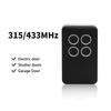 Controle Remoto Universal para Abridor de Porta de Garagem 315MHz-433MHz Até 4 Controles Remotos de Porta de Garagem