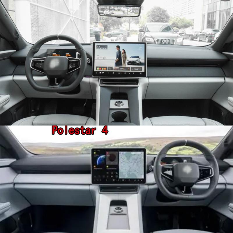 For 2024 2025 Polestar 4 Dashmat Anti-Slip Dash Mat Dashboard Cover Instrument Panel Sunscreen Pad Ornaments