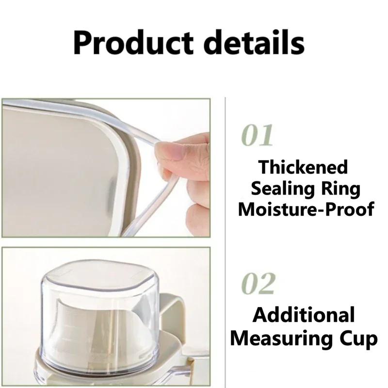 Sealed Storage Tank, Capable of Storing Rice, Soybeans, Moisture-Proof, and Mold Proof Cereal Food Storage Kitchen Supplies