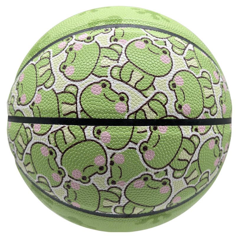 Norman Shengwei Cartoon Green Frog Size 4 Kids Basketball