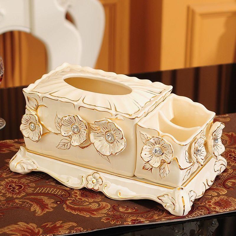 Европейский керамический набор: фруктовая тарелка и декор