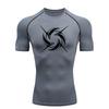 Herren Sport T-Shirt Training Fitness Kompression Laufen T-Shirt Rashgard Oberteile Tee Schnell Trocknend Kurzarm T-Shirt für Männer