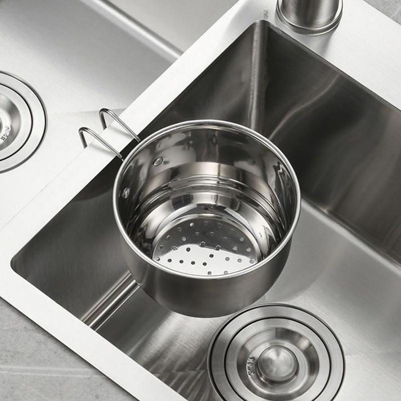 Stainless Steel Sink Drain Strainer Basket Multifunction Kitchen Food Catcher Vegetable Fruit Colander For Filter Kitchen Waste