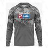 Men's PELAGIC Long-sleeved Hooded Fishing Suit With UV Sun Protection UPF50 + Luya