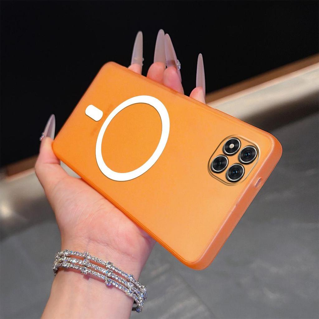 Frosted Semi Clear Magnetic Phone Case for Xiaomi Redmi Note 15 Pro+,15 Pro 5G 4G,15 5G,POCO M8 Pro 5G Soft TPU Shockproof Cover