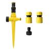 Garden Irrigation Sprinkler Set 21Piece Ground Stake Watering Kit with 360°Adjustable Sprayer Heads and Connectors