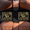 Colorado Buffaloes Black Car Floor Mats Full Coverage All-Season Car Mats, XPE Non-Slip And Wear-Resistant Mats Suitable for SUV Interiors, Textured C