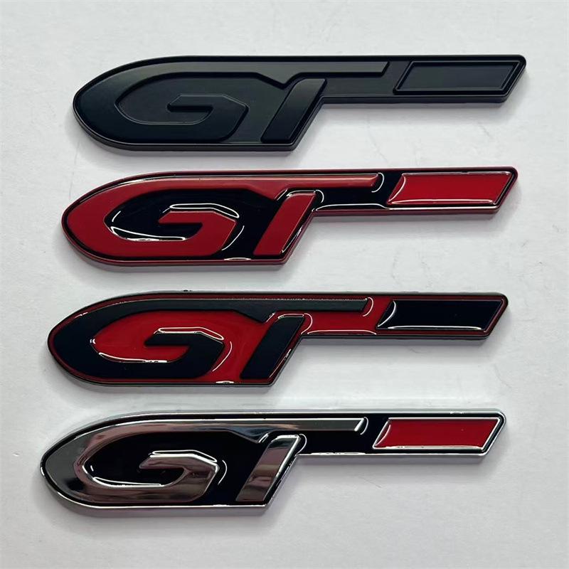 GT Car Logo Decals for Peugeot 4008G/5008GT - Side Emblem & Trunk Sticker