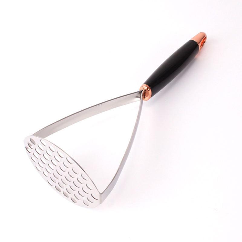 Potato Masher Stainless Steel Potato Press Mud Pusher Household Kitchen Vegetable Fruit Masher