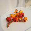 Faux Floral Pick Harvest Thanksgiving Pumpkin Bouquet Floral Picks Table Centerpieces Decoration for Halloween Artificial Maple