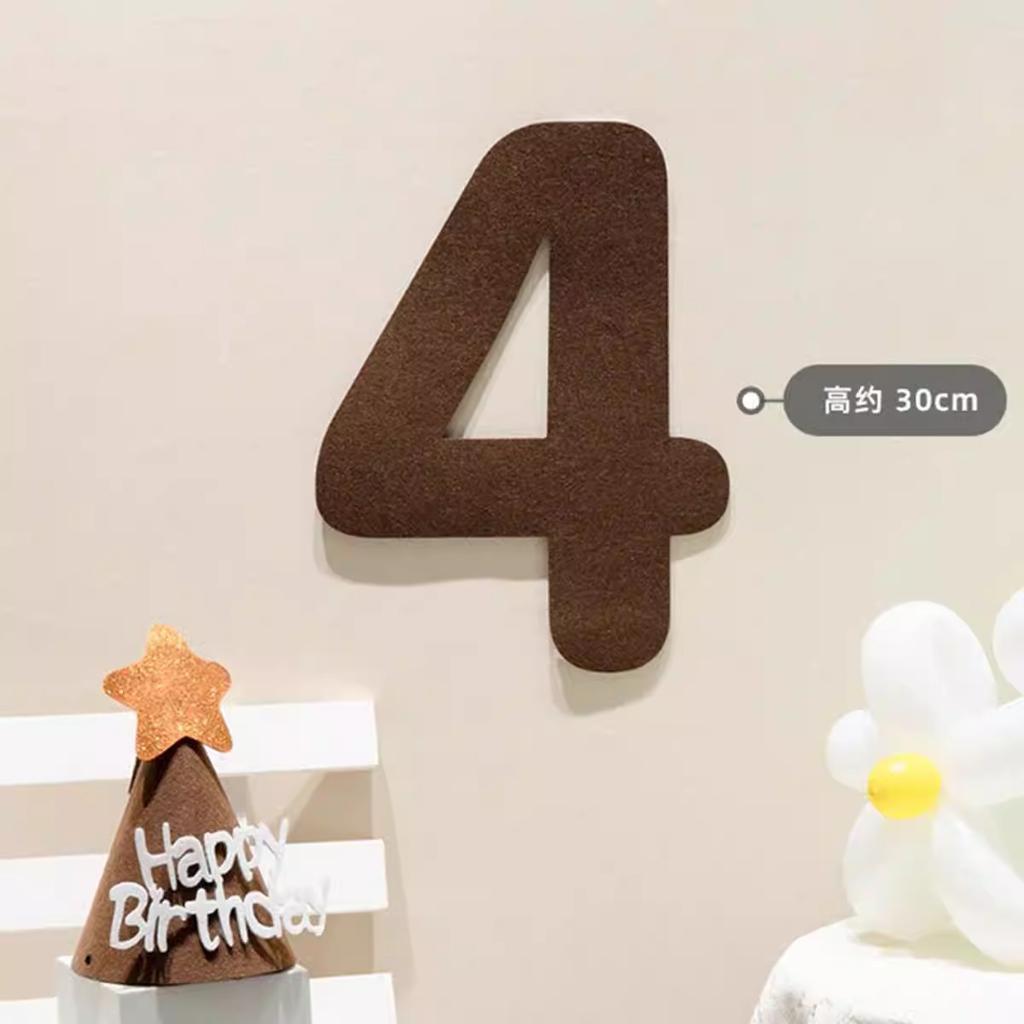 Filz Geburtstagsflagge, Wimpelflagge, Kinder Baby Erster Geburtstag Party Dekoration, Vlies Digitalflagge