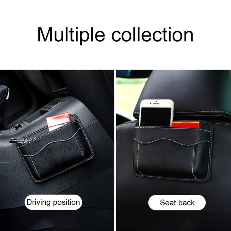 Car Storage Bag Advanced Side Insert Multi-functional Center Console Pocket Organizer Bag Between Front Seats Storage Box
