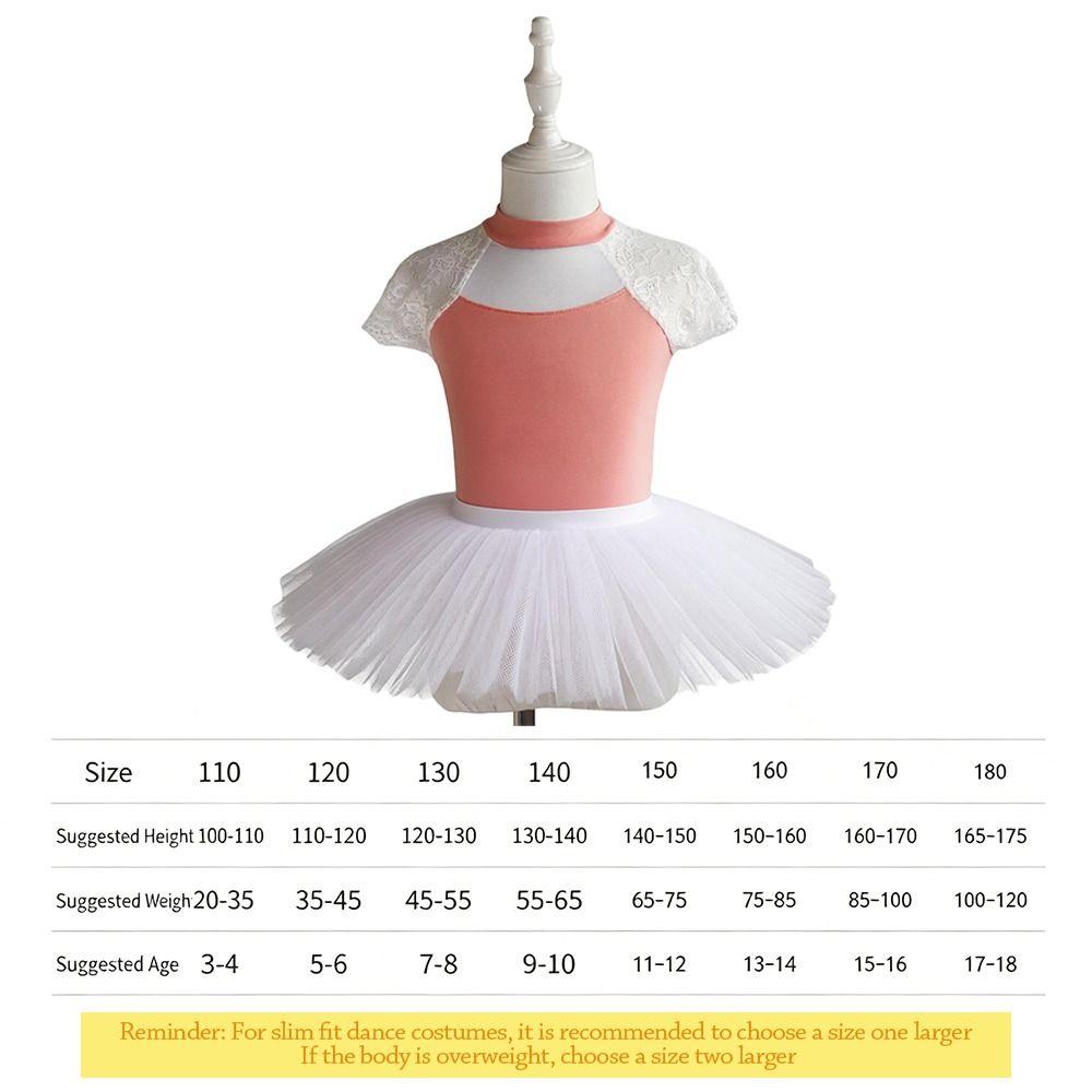 Summer Girls Ballet Tutu Leotard Breathable Gymnastics Dance Wear Fashion Ballet Costume Kids
