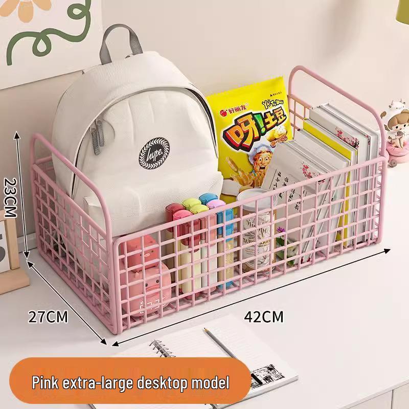 Compact Storage Cart with Casters for Bags, Backpacks, Books, and More