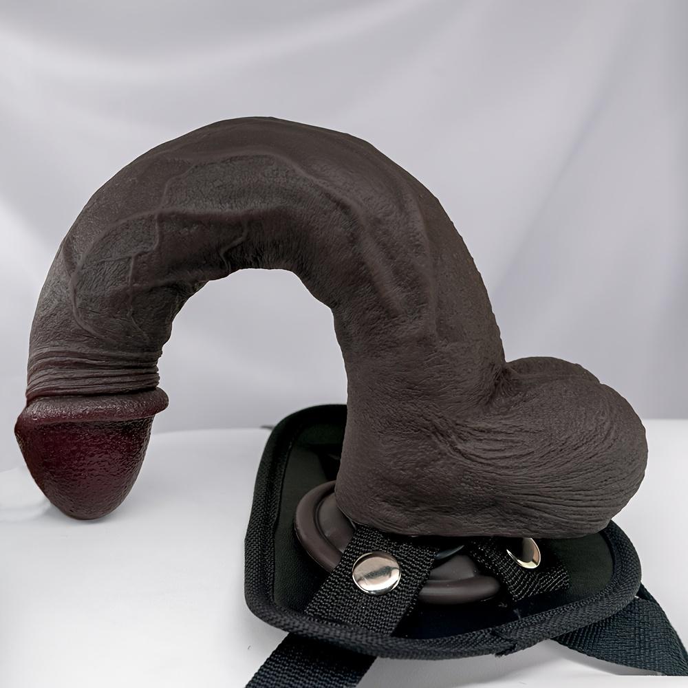 Wearable Realistic Dildo for Adults –11.02 Inch Thick Silicone Dildo with Strong Suction Cup, Flexible G-Spot & Anal Massager for Women, Men & Couples