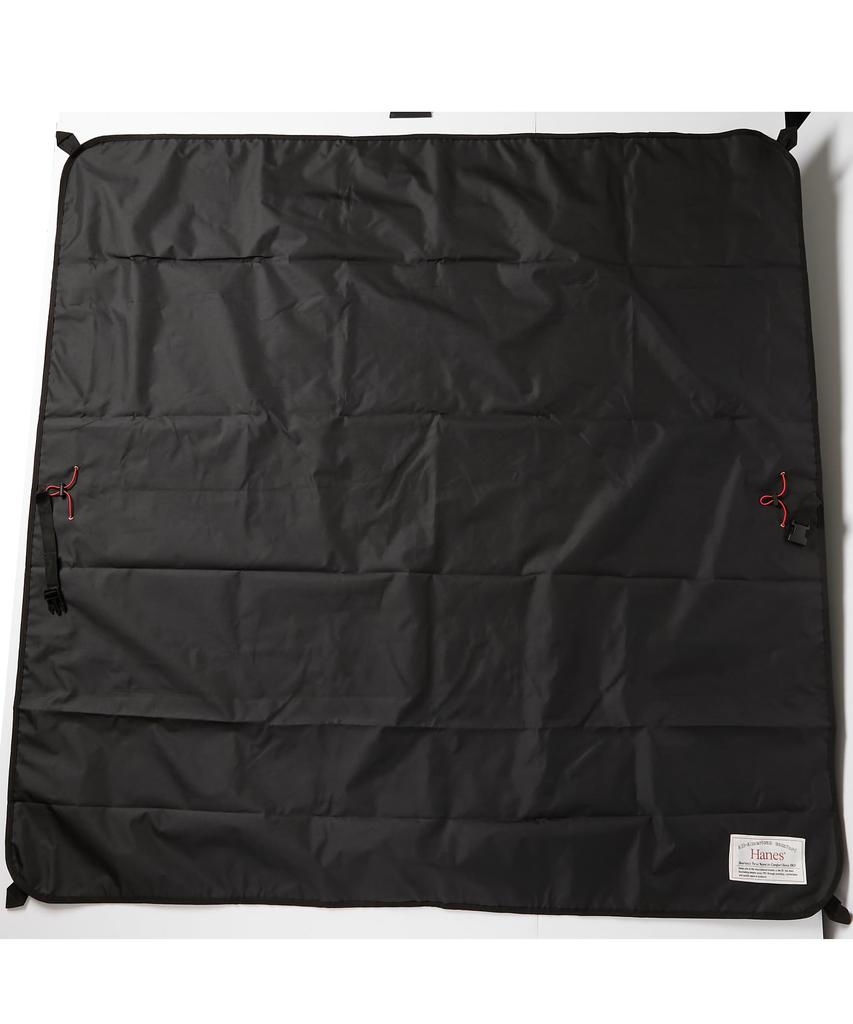 Hanes Outdoor 2-Way Picnic Sheet, 60334805-19, Green/Black, W140 X H140 Cm