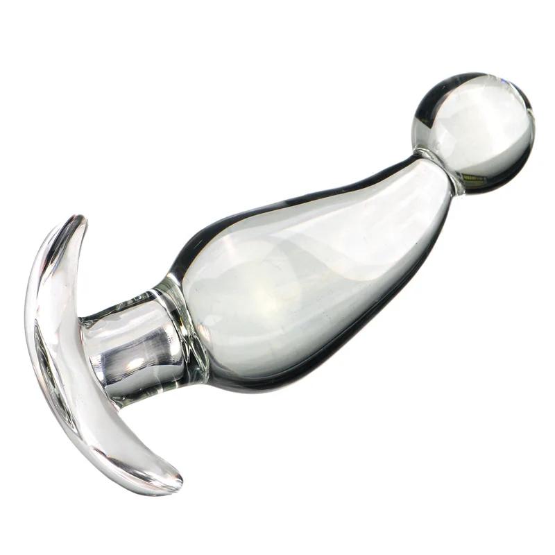 Transparent Anchor Glass Anal Plug For Women Butt Plugs Penis Anus Dildo Adult Masturbation Adult Gay Sex Toy Lover Gift