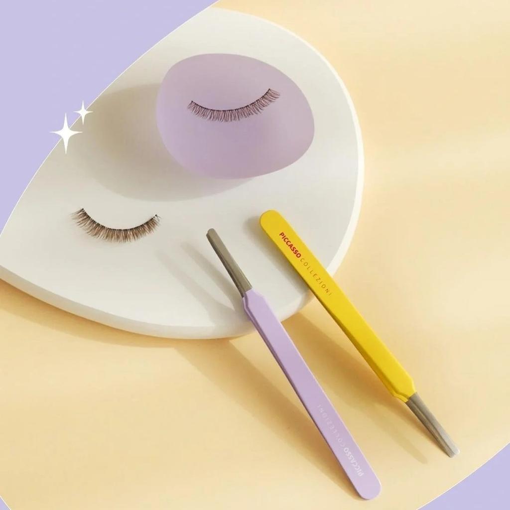Facial Mask Clip Super Hard Round Mouth Clip Flat Mouth Tweezers Stainless Steel Duck Mouth Tweezers For Makeup Routine Beauty