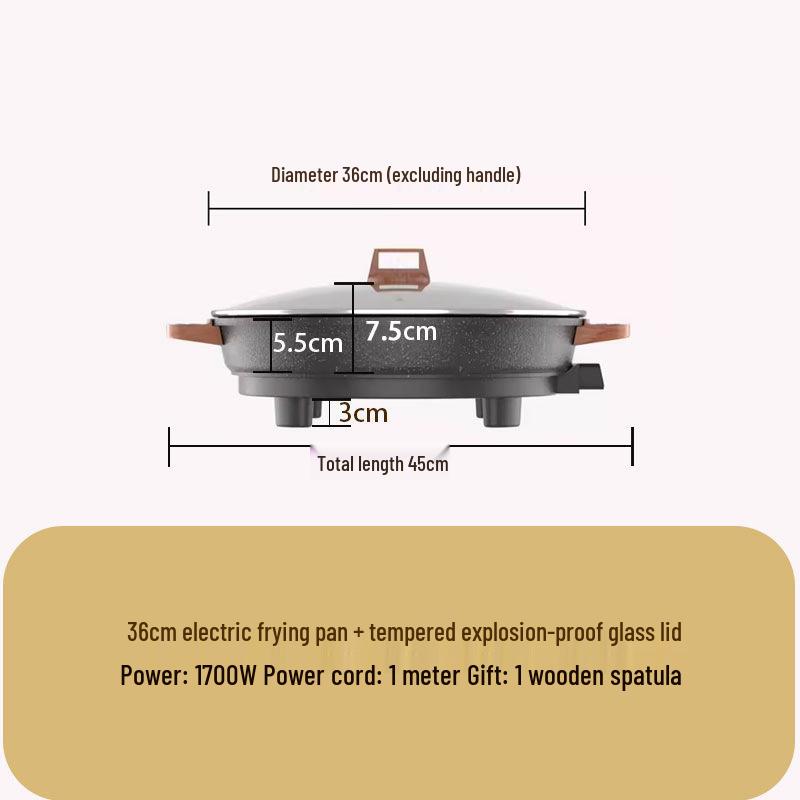 Extra Large Electric Griddle: Multifunctional Pancake and Frying Pan for Home and Commercial Use