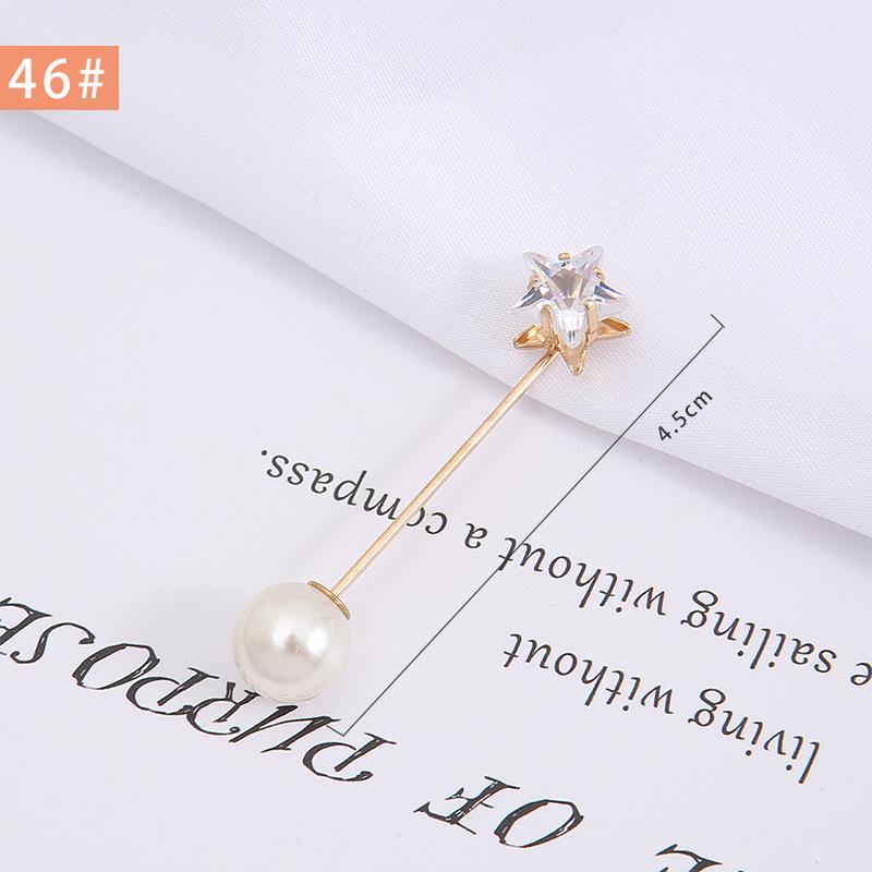 Pearl Anti-Exposure Brooch: Women's Waist-Cinching Pin & Clothing Decoration