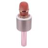 2 In 1 Bluetooth Wireless Speaker Handheld Microphone with LED Light for Home Karaoke LivePink