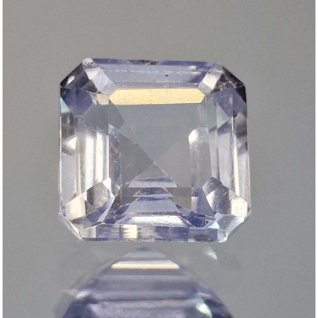 Beautiful Light Blue Sapphire Natural Asscher Cut 11-13 Ct Certified Gemstone