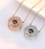 Starting and End Projection I Love You Female Clavicle Chain