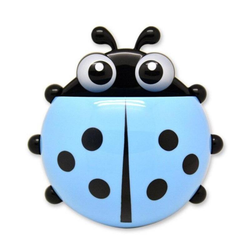 1 stk Ladybug Animal Insekt Tannbørsteholder Bad Tegneserie Tannbørste Tannkrem Vegg Sugeholder Rack Container Organizer