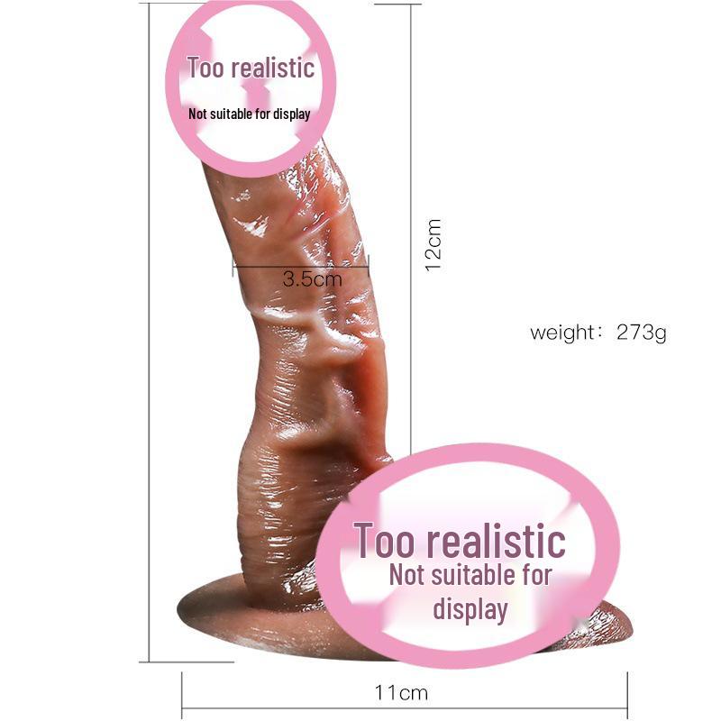 Long Love Realistic Silicone Dildo - Soft Flesh Electric Adult Toy for Female Pleasure