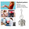 Elephant Keychain Electroplate Retro Keychain Good Luck Environmental Friendly Elephant Key Chain Cute Keychain for Birthday