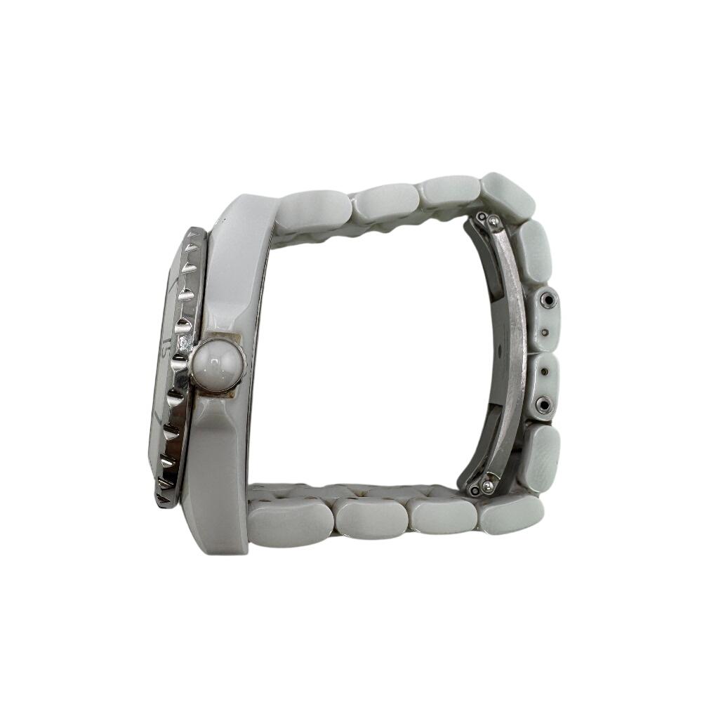 CHANEL Limited to 2000 Blue light Stainless Steel J12 H3826 Watches white Stainless Steel Women Used