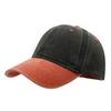 Unisex gewaschene Kappen Vintage farblich abgestimmte Baseballkappe Herren Damen verstellbar lässig Sommer Outdoor Streetwear Sport weicher Sonnenschutz