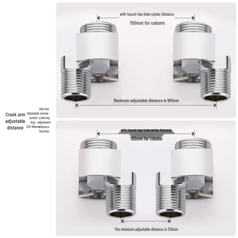 Xuan Yong Shower Faucet Universal Curved Angle Adapter