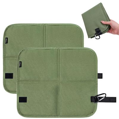 AYO Foldable Outdoor Seat Cushion with Single for Sports Sports Cherry Blossom 2 Green Carabiner, Lightweight, Compact, Waterproof, Moisture-proof,