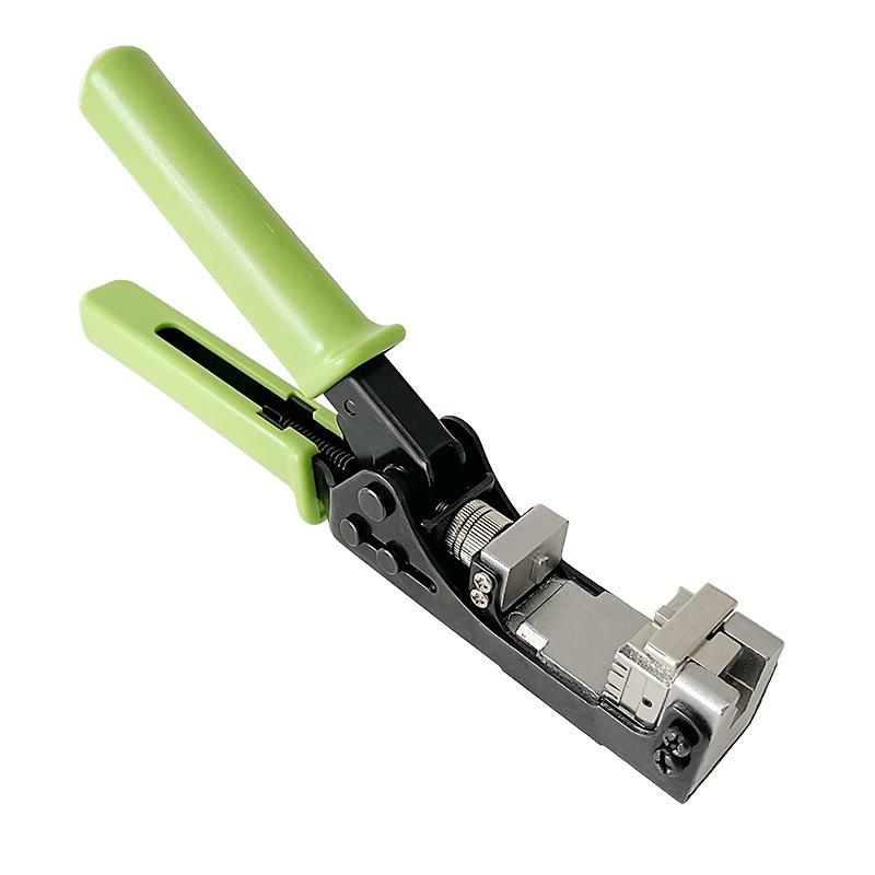 Punch Down Tool for 110 Type AMP Module, 180° & 90° Cat5e Cat6 Network Module Crimping Tool