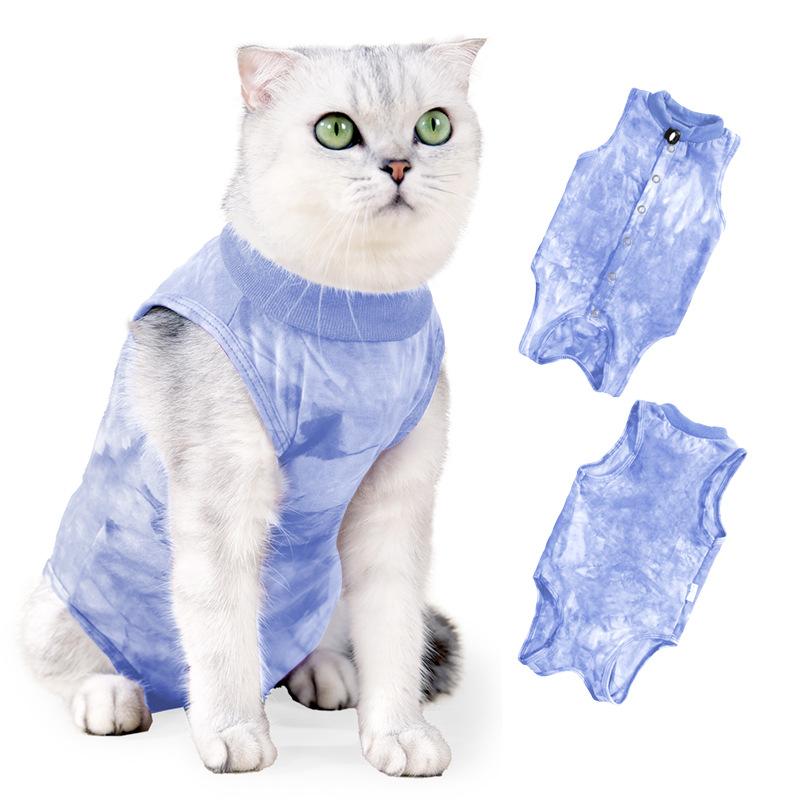 Pet Clothing for Cats After Surgery, Sterilization Clothing, Anti-licking, Breathable, Easy To Put on And Take Off, and Rehabilitation Clothing