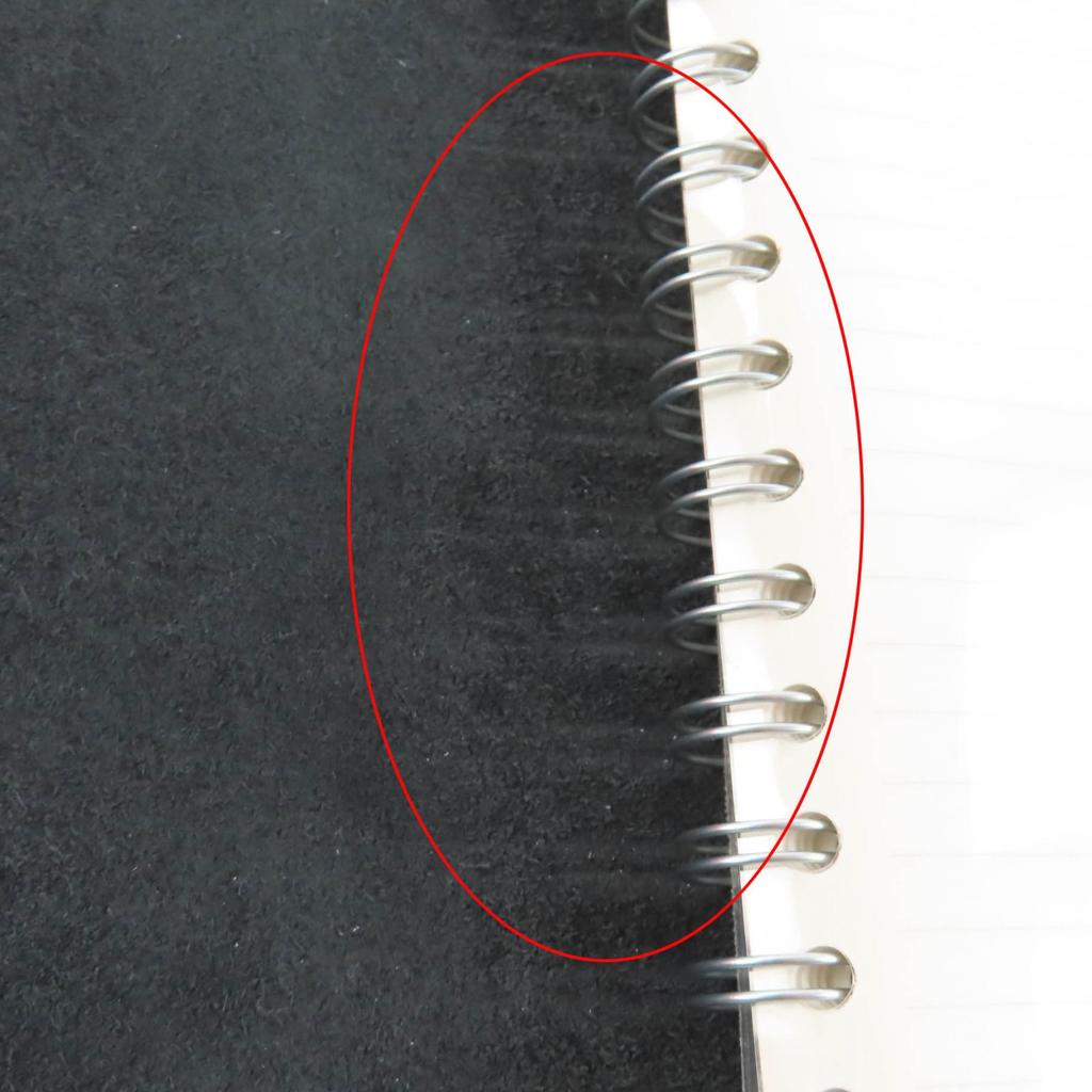 Excellent HERMES Notebook cover Yuris GM With refill black Togo Leather Women Used