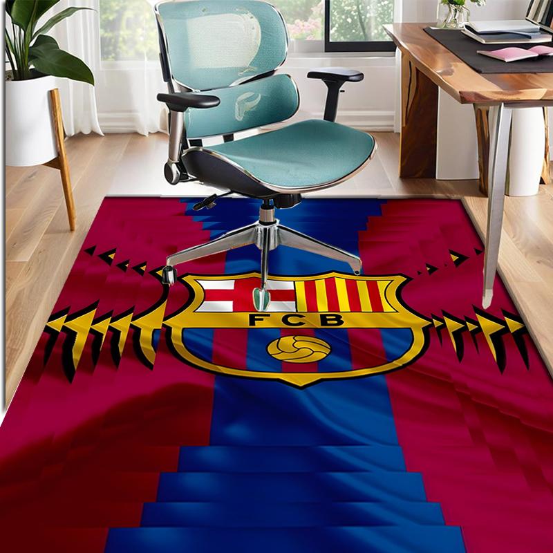 Tappeto con Fantasia Squadra di Calcio, Tappetino Interno/Esterno, per Picnic, Sala Giochi, Camera da Letto, Ufficio, Soggiorno, Tappeto Decorazione Casa, Regalo di Compleanno