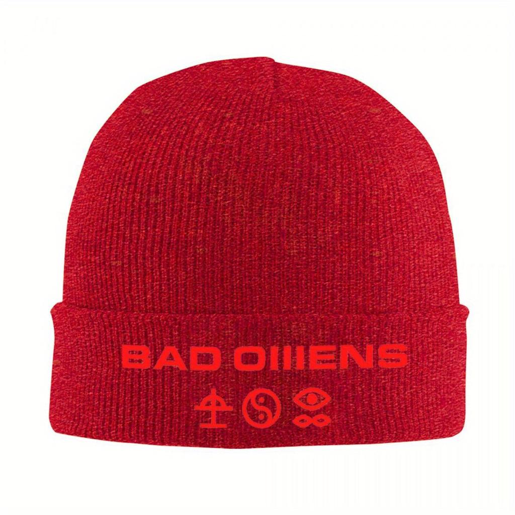 Bad OUnisexs Rock Hat Autumn Winter Beanies Warm Metal Cap Unisex Knitted Caps