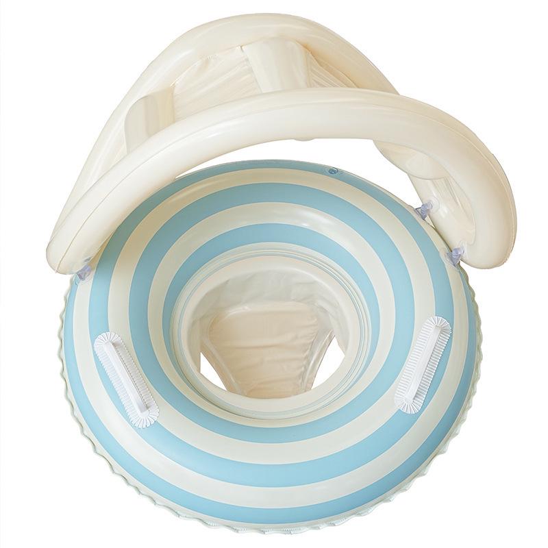 Children's Inflatable Little Rabbit Swim Ring with Double Airbag and Thickened Float Sleeves