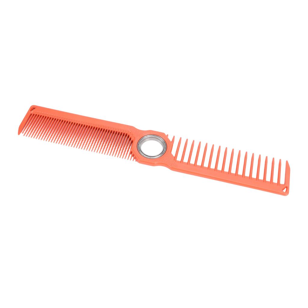 Rotating Hair Cutting Comb Barber Comb Professional Hairdressing Tool for Stylists with Dual Teeth