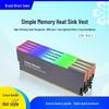 Cool Moon ARGB RAM Vest Heatsink - Gaming Style Desktop Cooling Case