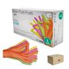 Nitrile Gloves Colorful Ampri Style Tutti Frutti 96 Pieces Carton 10 Pack