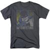 DC Comics Interesting Mens T Shirt Charcoal