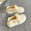 Dopamine Summer Thin One-pedal Canvas Shoes Women's New Versatile Little White Shoes Casual Niche Board Shoes Tide