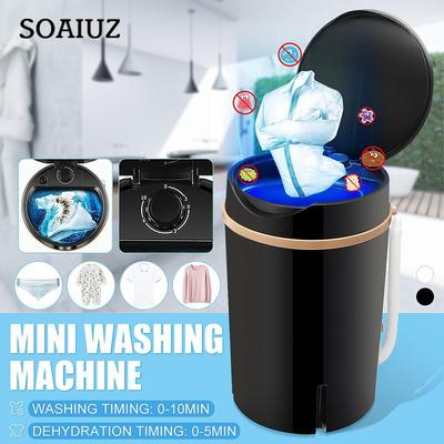 8L Mini Çamaşır Makinesi Taşınabilir Mini Ultrasonik Çamaşır Makinesi Kirli Giysiler Türbin Temizleme Çamaşır Yıkama Seyahat Iş