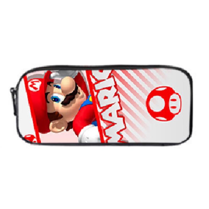 New Arrival Mario Cartoon Backpack For Elementary And Middle School Students Lunch Bag And Pencil Case Included
