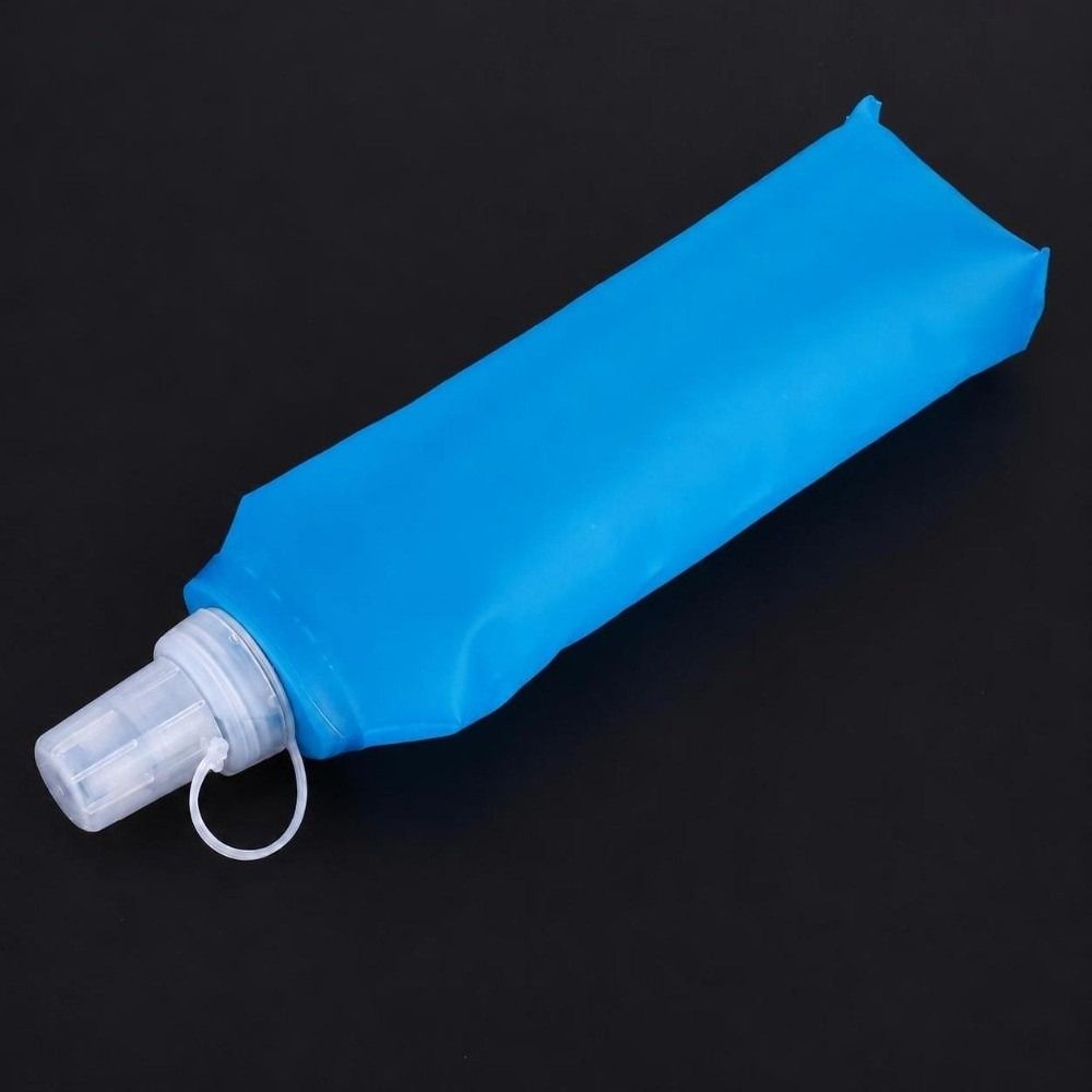 2 Pack TPU Collapsible Soft Water Bottles Leakproof Drink Containers Hydration Bladder Bag Running